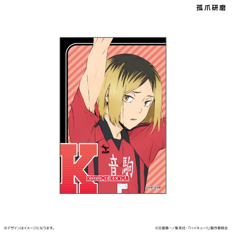 ハイキュー!!_スクエア缶バッジ　イニシャル体操ver.　孤爪研磨