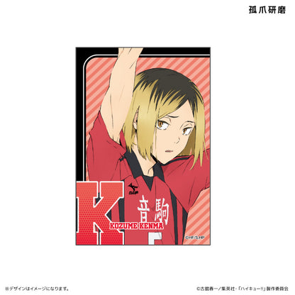 ハイキュー!!_スクエア缶バッジ　イニシャル体操ver.　孤爪研磨