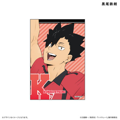 ハイキュー!!_スクエア缶バッジ　イニシャル体操ver.　黒尾鉄朗