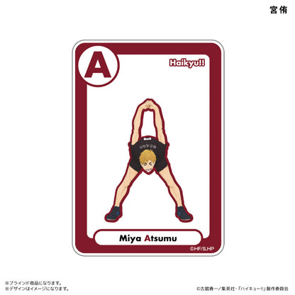 ハイキュー!!_アクリルカード　イニシャル体操ver. （ブラインド） 全8種