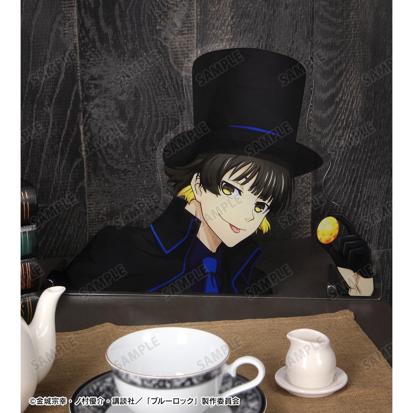 ブルーロック_描き下ろし 蜂楽 廻 怪盗団ver. 特大ダイカットアクリルパネル