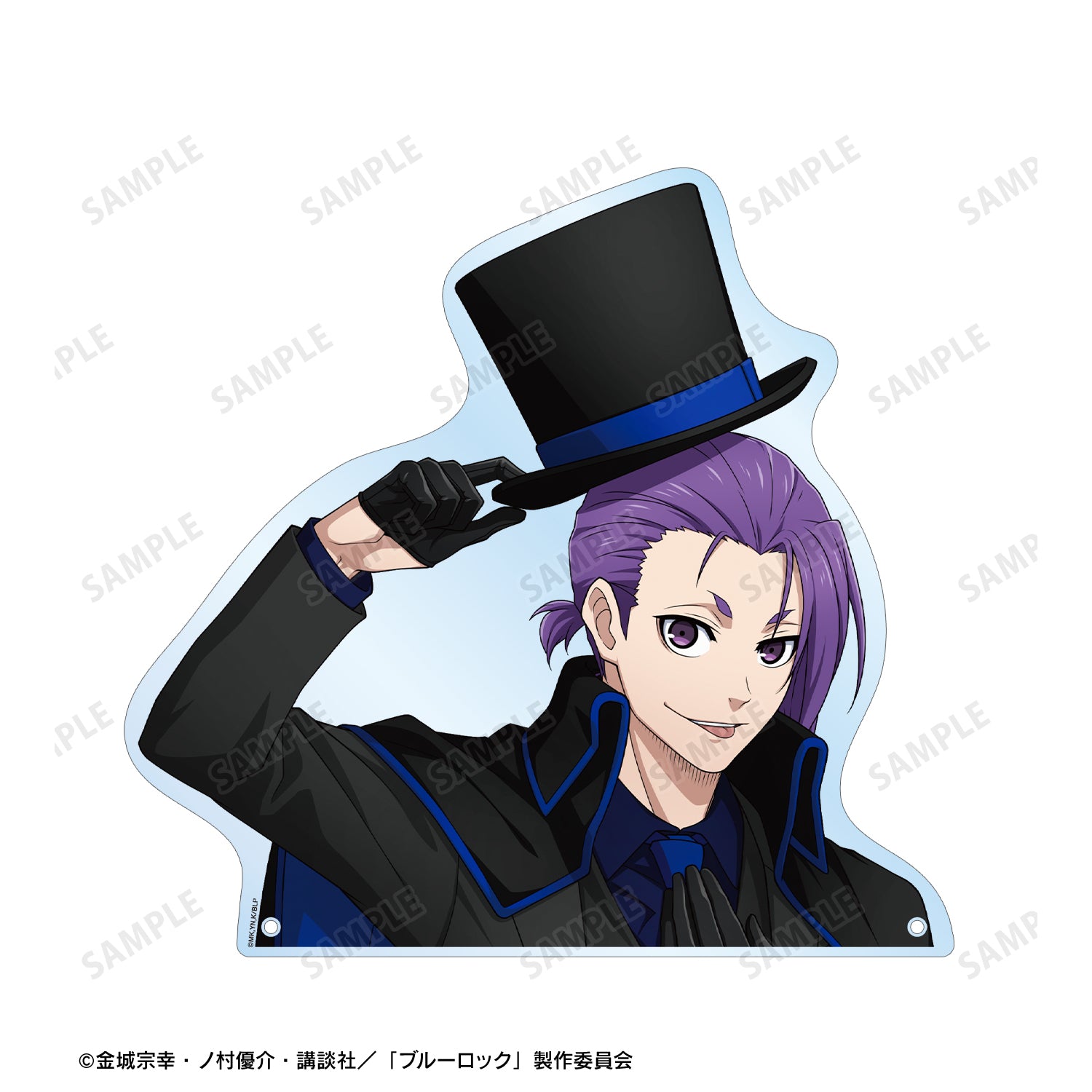 ブルーロック_描き下ろし 御影 玲王 怪盗団ver. 特大ダイカットアクリルパネル