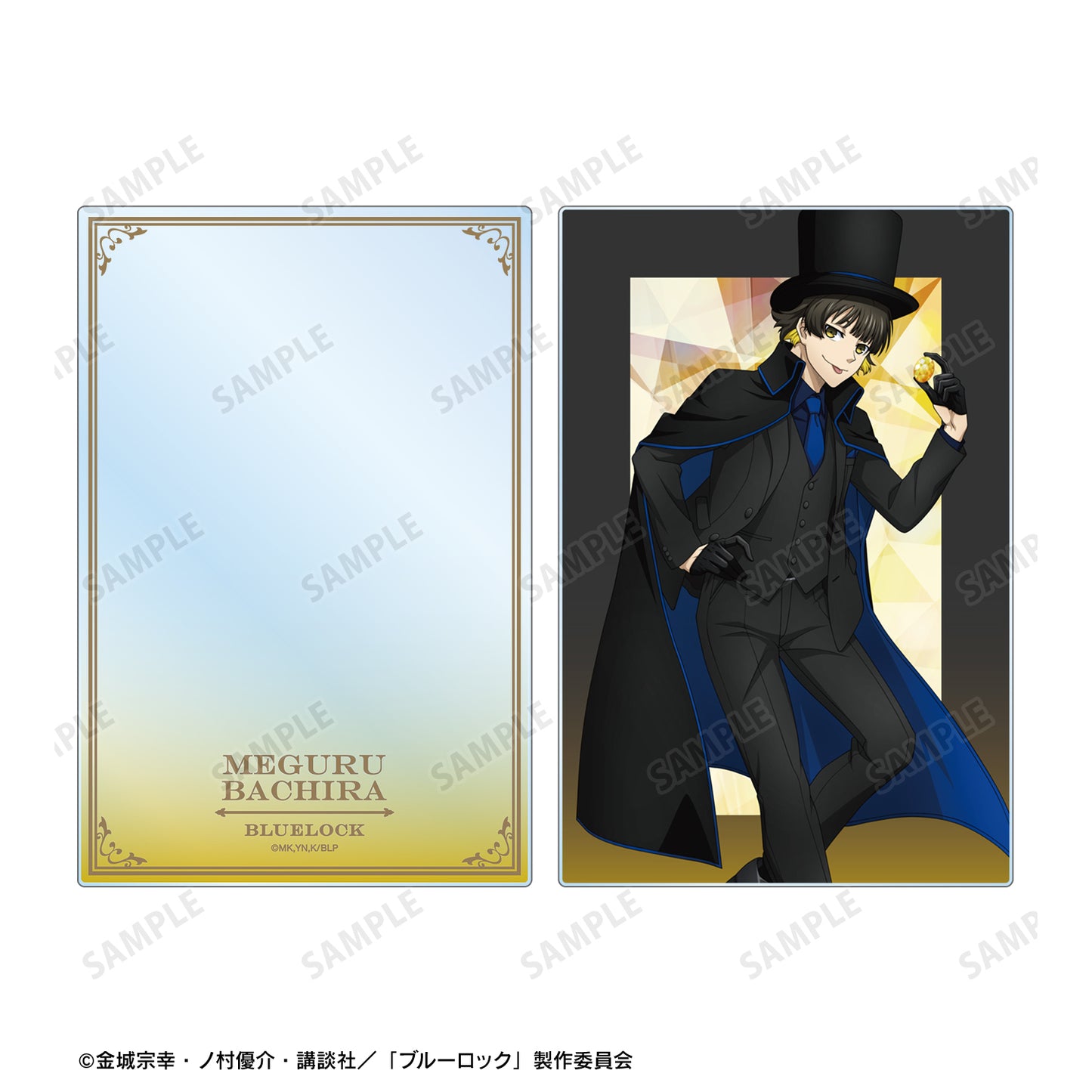ブルーロック_描き下ろし 蜂楽 廻 怪盗団ver. アクリルブロック