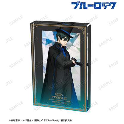 ブルーロック_描き下ろし 糸師 凛 怪盗団ver. アクリルブロック