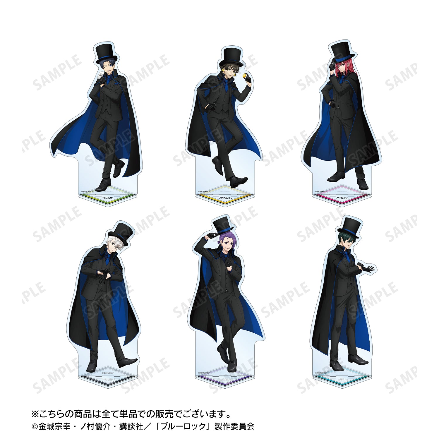 ブルーロック_描き下ろし 糸師 凛 怪盗団ver. 特大アクリルスタンド