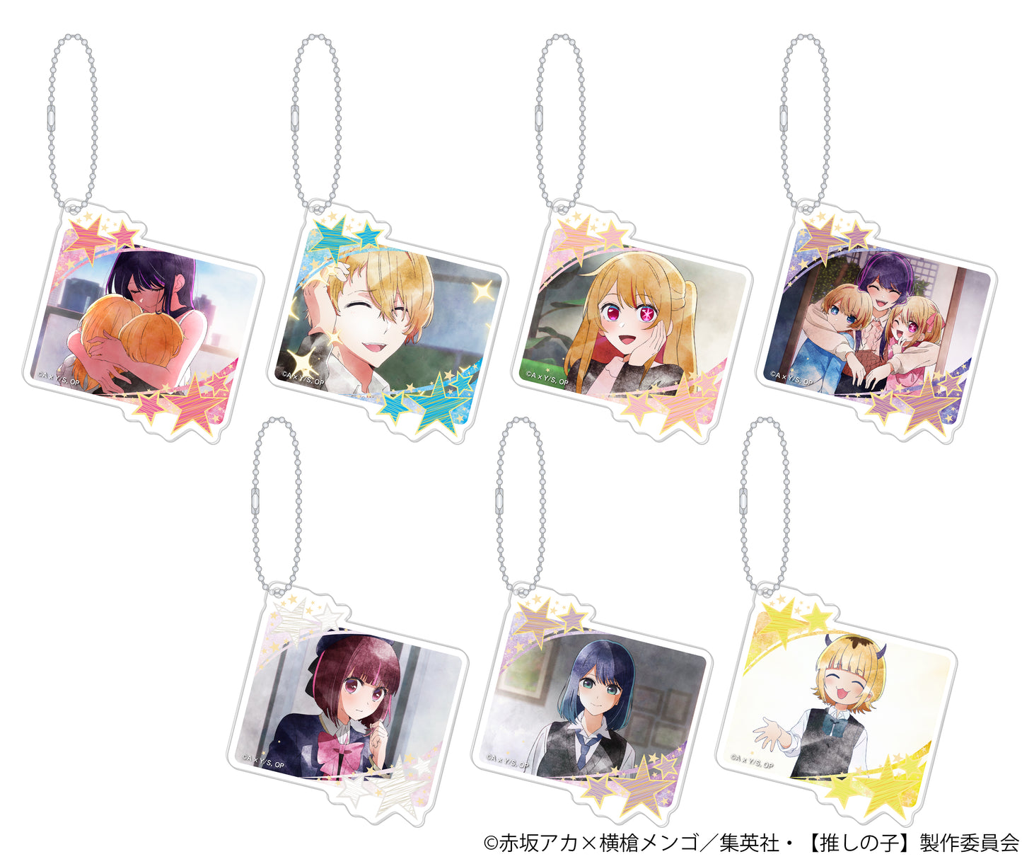 【推しの子】_アクリルキーホルダー／アイ＆アクア＆ルビー　Art-Pic