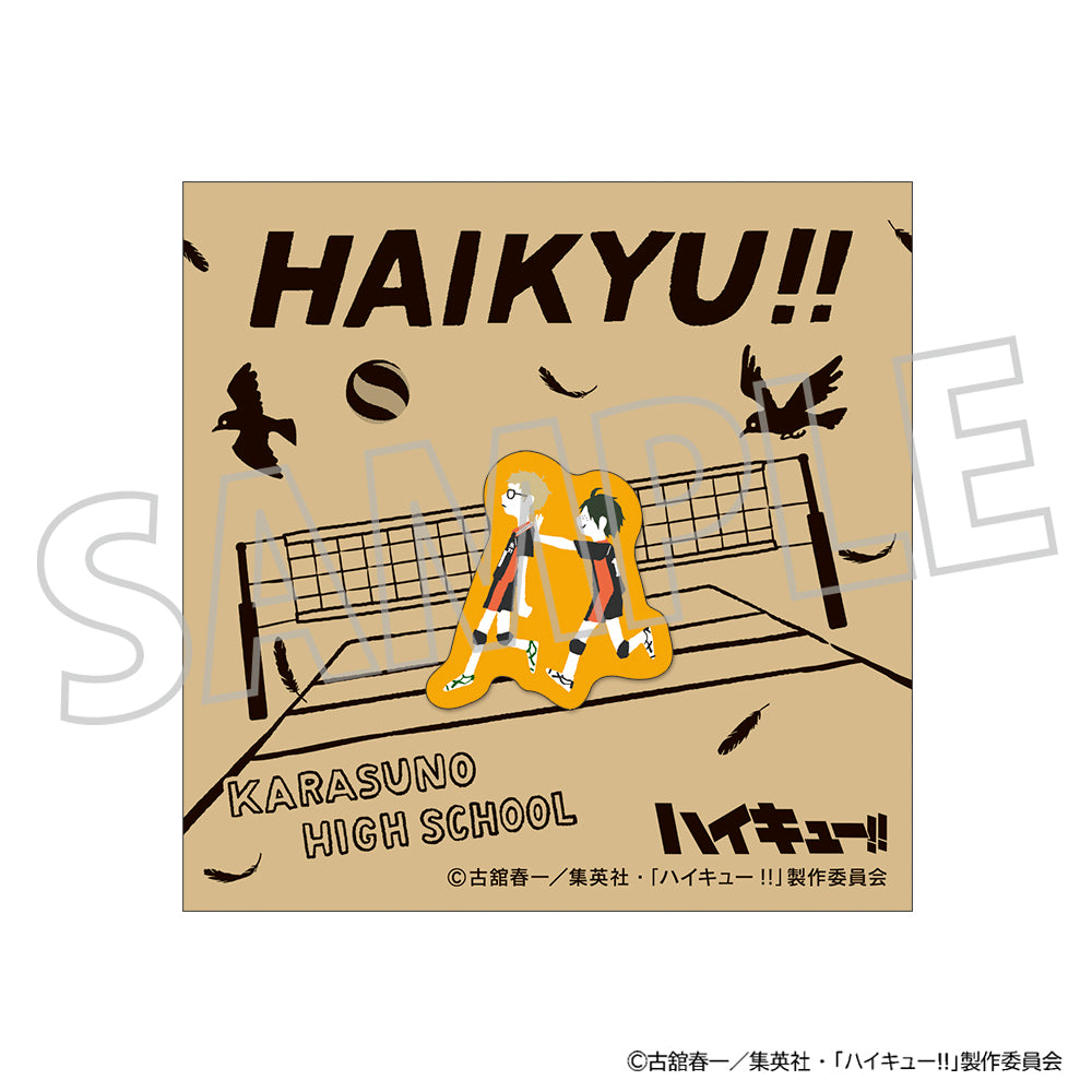 ハイキュー!!_ピンズ／月島・山口　ゆるパレット