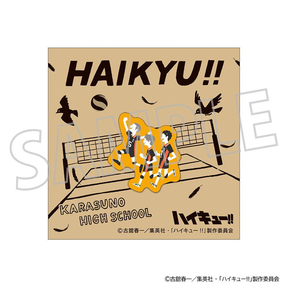 ハイキュー!!_ピンズ／田中・菅原・澤村　ゆるパレット