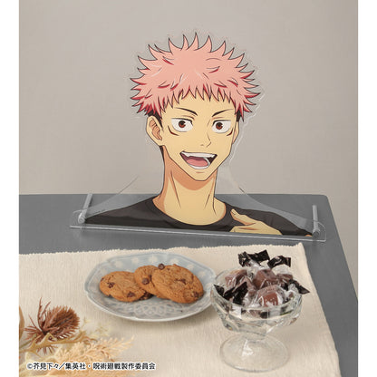 呪術廻戦_東武動物公園コラボ 描き下ろしイラスト 虎杖悠仁 飼育係ver. 特大ダイカットアクリルパネル