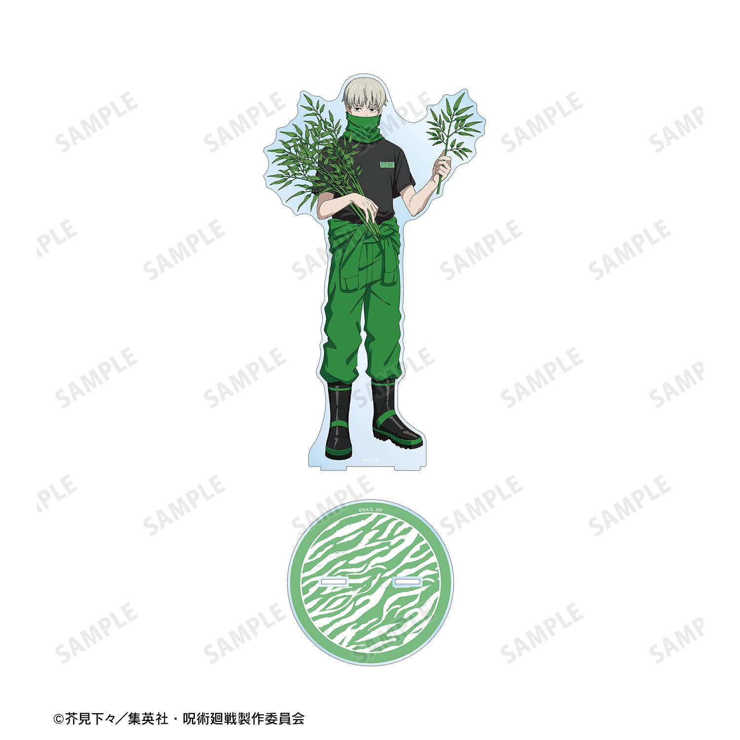 呪術廻戦_東武動物公園コラボ 描き下ろしイラスト 狗巻 棘 飼育係ver. 特大アクリルスタンド