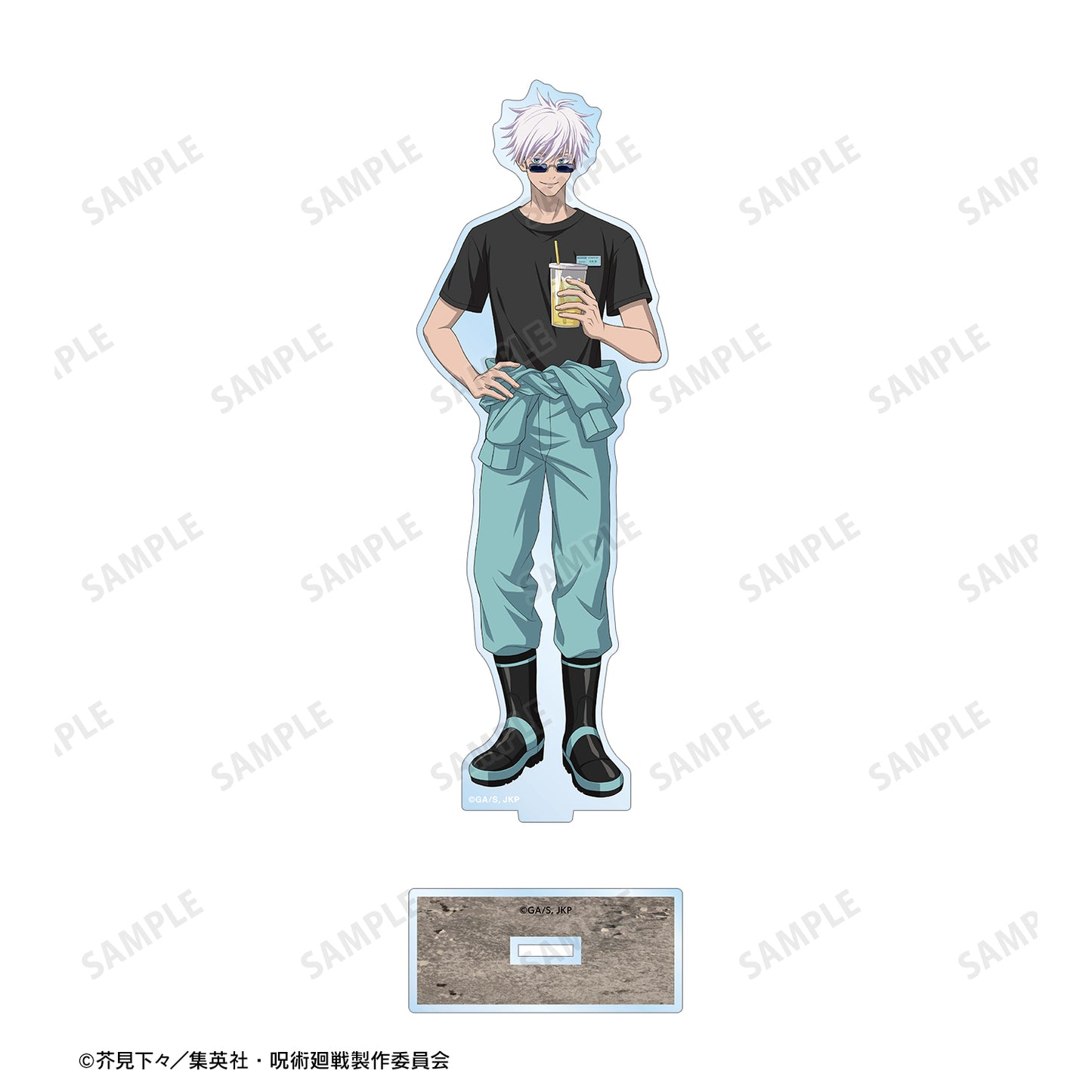 呪術廻戦_東武動物公園コラボ 描き下ろしイラスト 五条 悟 飼育係ver. BIGアクリルスタンド