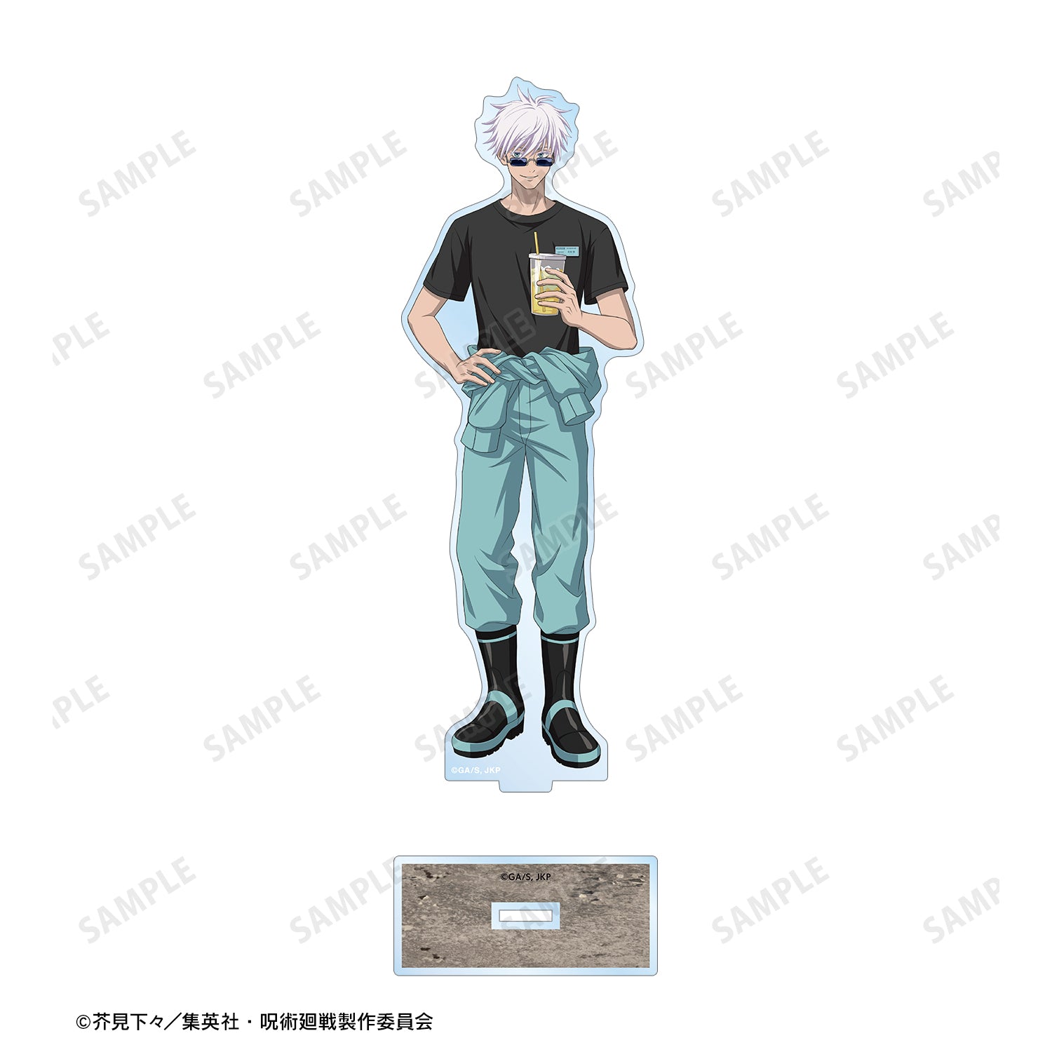 呪術廻戦_東武動物公園コラボ 描き下ろしイラスト 五条 悟 飼育係ver. BIGアクリルスタンド