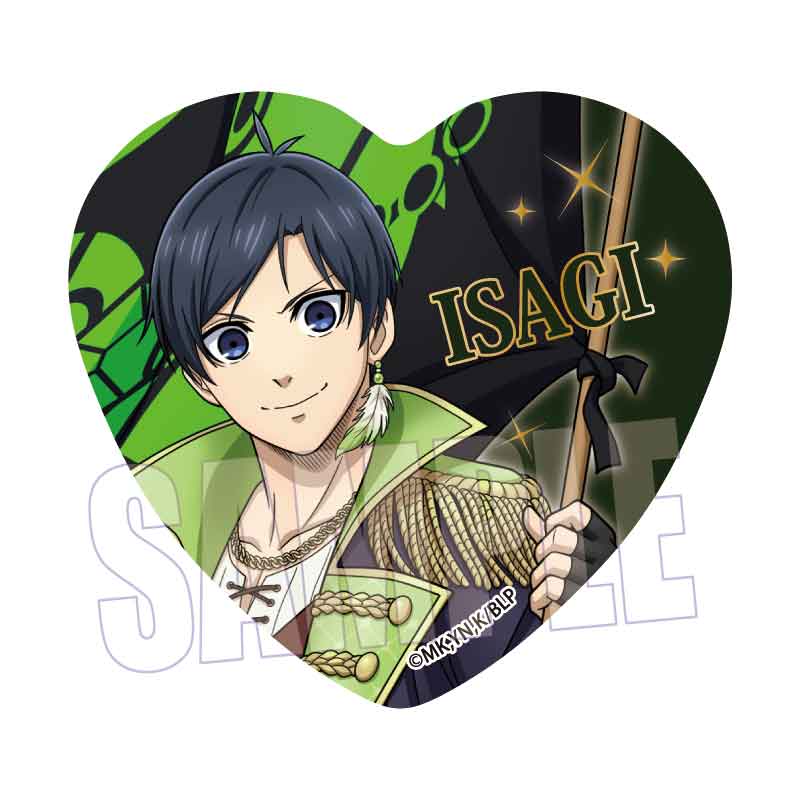 ブルーロック_ハート缶バッジ/潔 世一 パイレーツver.