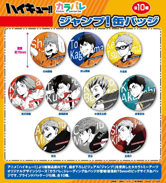 ハイキュー!!_カラパレ ジャンプ! 缶バッジ【BOX】