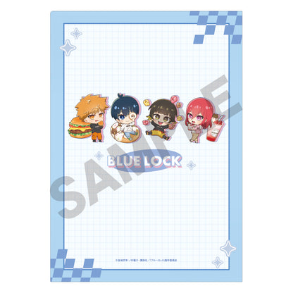 ブルーロック_シングルクリアファイル ブルー きゃらペコパーカー