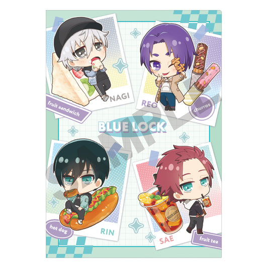 ブルーロック_シングルクリアファイル ミント きゃらペコパーカー