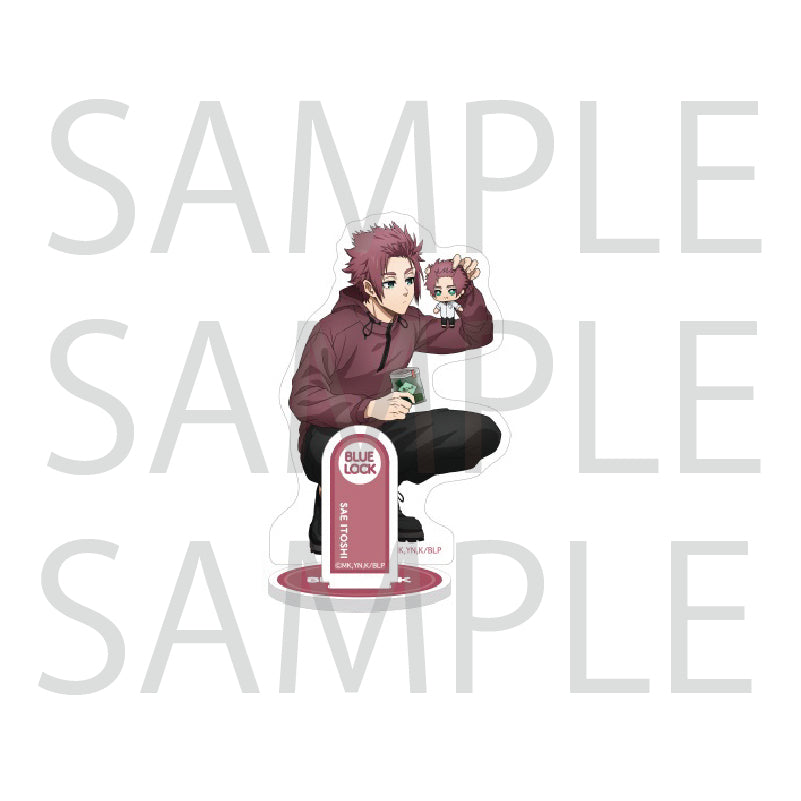 ブルーロック_アクリルスタンドプロップス 食べ歩き (糸師冴)