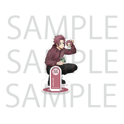 ブルーロック_アクリルスタンドプロップス 食べ歩き (糸師冴)