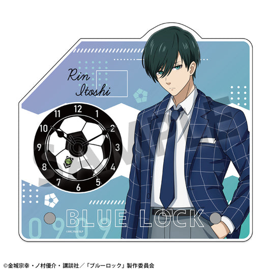 ブルーロック_描き下ろしアクリル時計 糸師 凛
