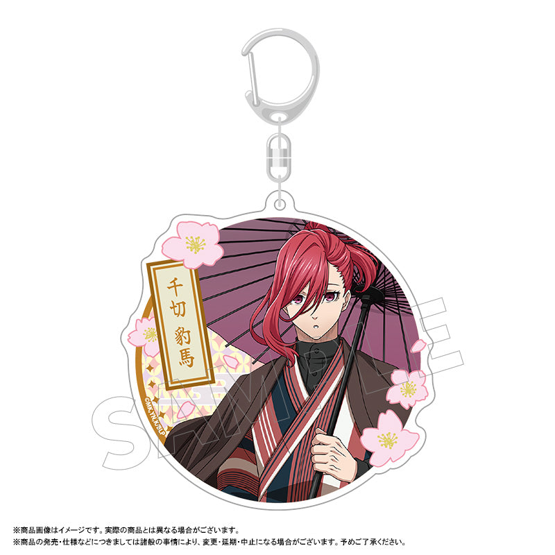 ブルーロック_レトロモダン BIGラウンドアクリルキーホルダー 千切 豹馬