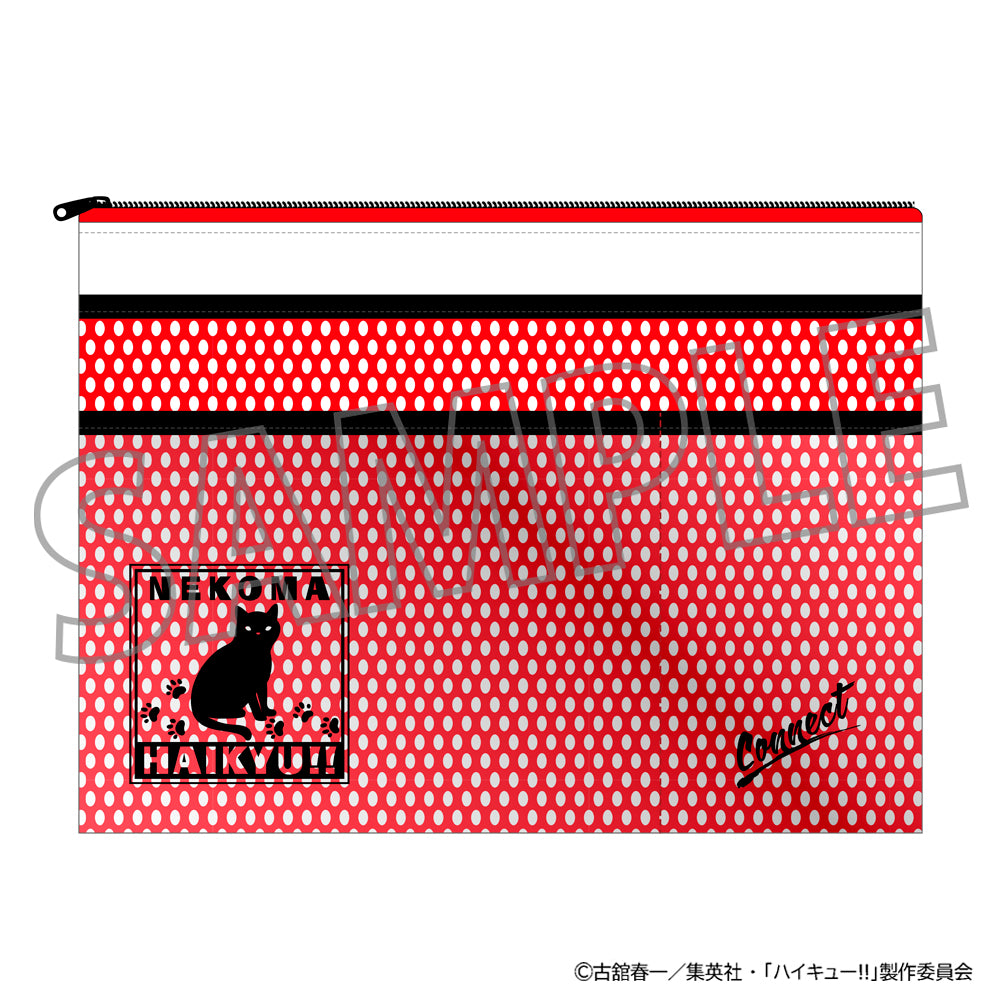 ハイキュー!!_フラットガジェットポーチ／音駒高校