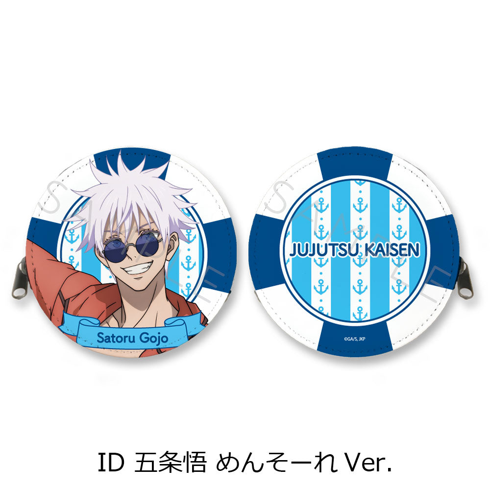 呪術廻戦 -懐玉・玉折-_第3弾 丸形コインケース ID 五条悟 めんそーれVer.