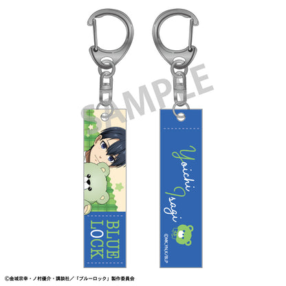 ブルーロック_アクリルスティックキーホルダー_潔 世一_テディベア