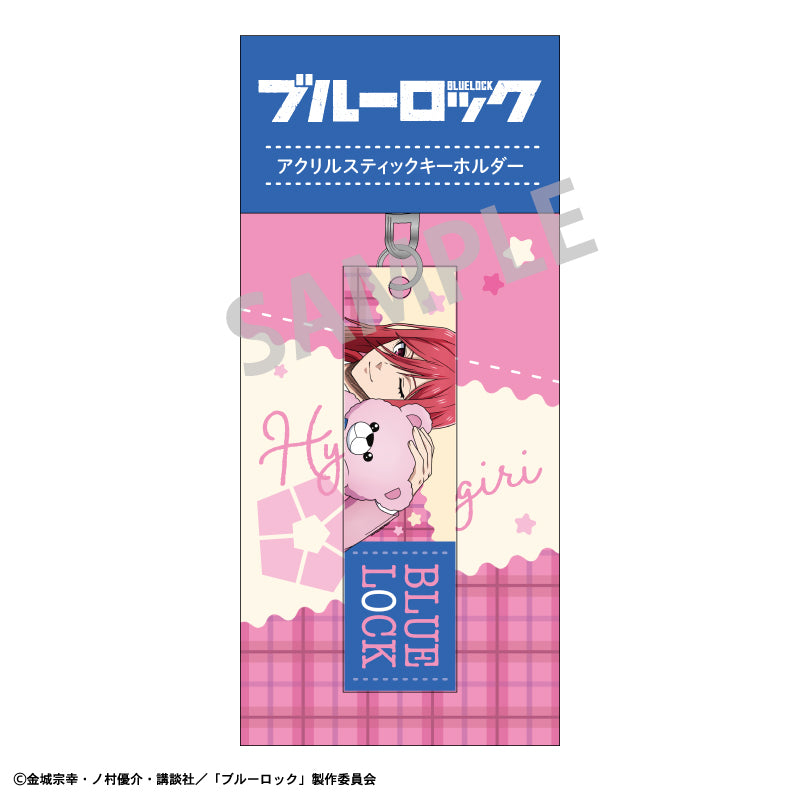 ブルーロック_アクリルスティックキーホルダー_千切 豹馬_テディベア