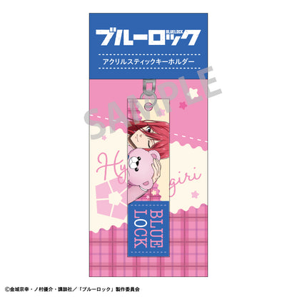 ブルーロック_アクリルスティックキーホルダー_千切 豹馬_テディベア