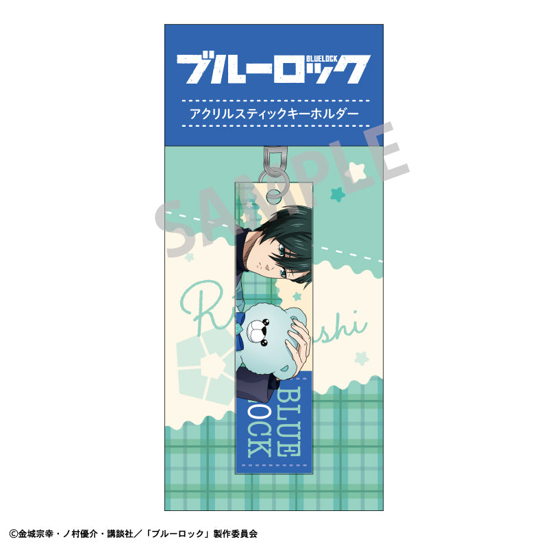 ブルーロック_アクリルスティックキーホルダー_糸師 凛_テディベア