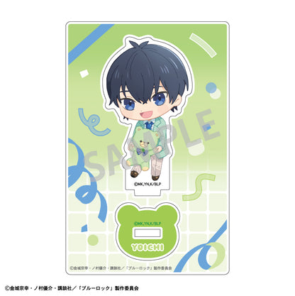 ブルーロック_ミニアクリルスタンド_潔 世一_テディベア描き起こし