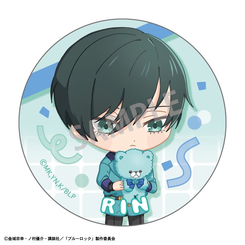 ブルーロック_トレーディング缶バッジ_テディベア描き起こし【BOX】