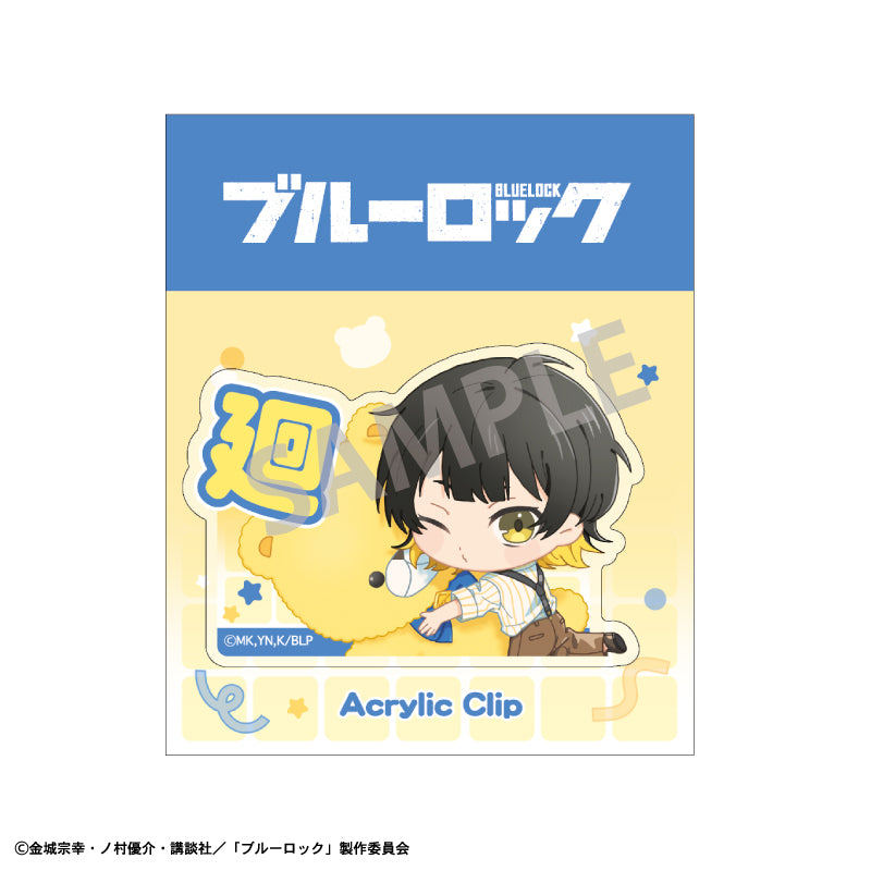 ブルーロック_アクリルクリップ_蜂楽 廻_テディベア描き起こし