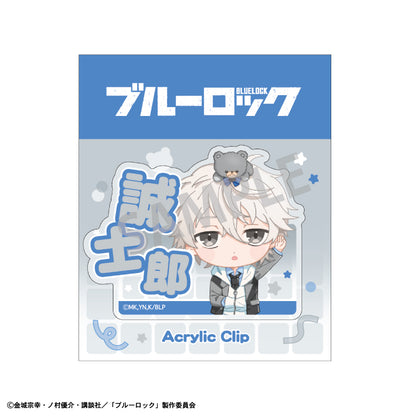 ブルーロック_アクリルクリップ_凪 誠士郎_テディベア描き起こし