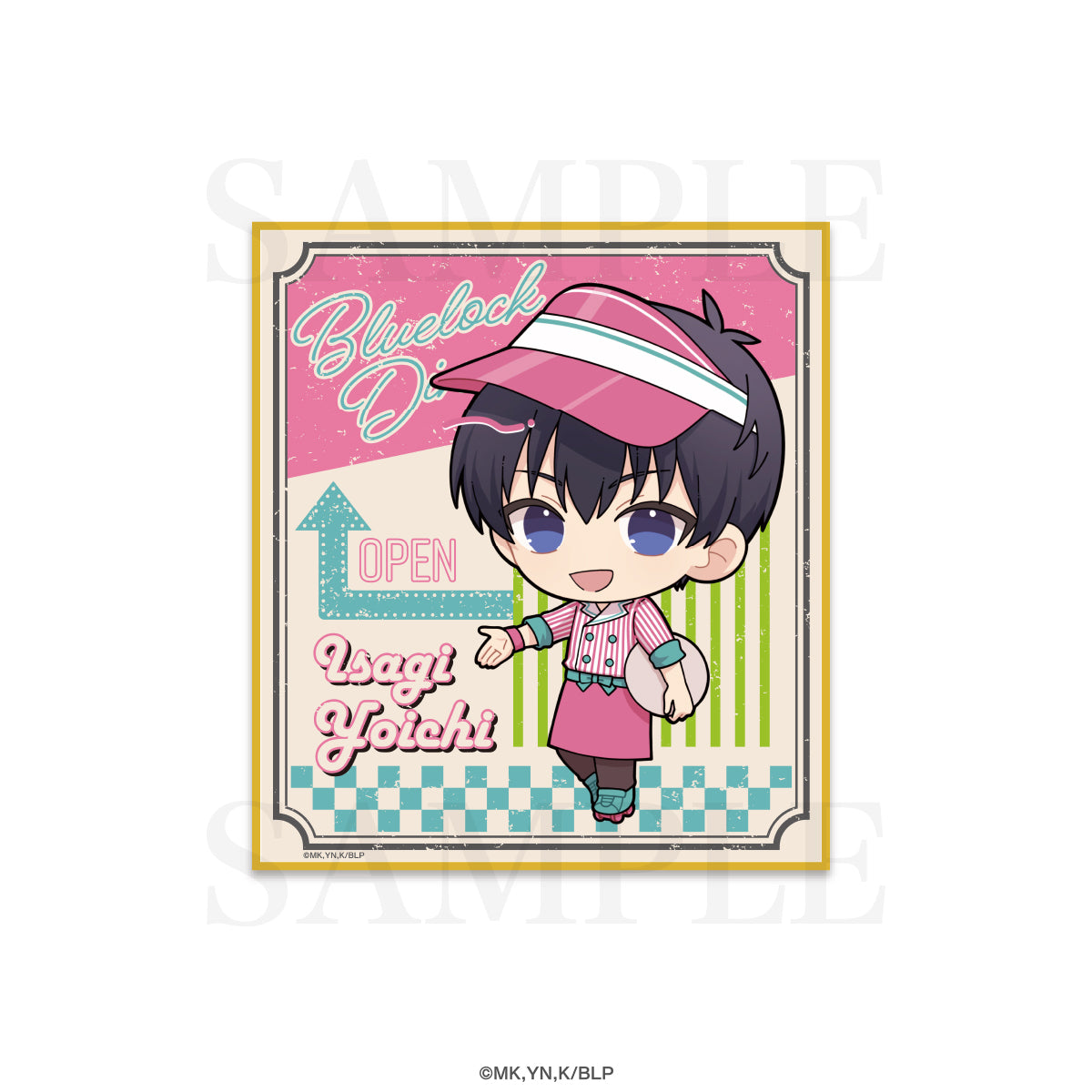 ブルーロック_BLUE LOCK DINERミニ色紙 / 潔 世一