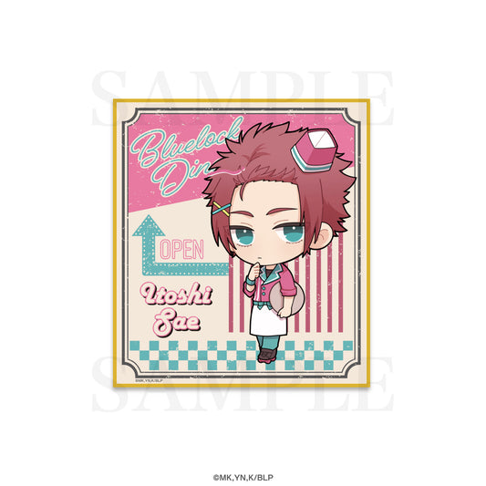 ブルーロック_BLUE LOCK DINERミニ色紙 / 糸師 冴