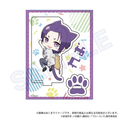 ブルーロック_ミニキャラスタンド ひっつきにゃんver.　御影　玲王