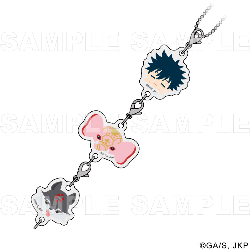 呪術廻戦_恵と式神これくしょん 3連アクリルキーホルダー 満象&玉犬・渾