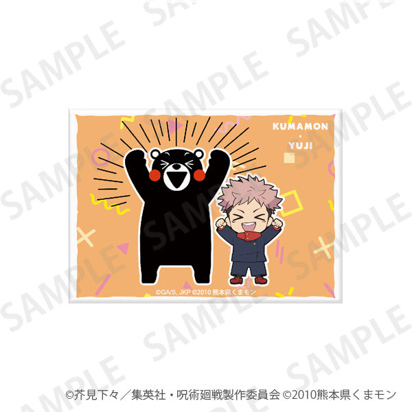 呪術廻戦_アクリルマグネット くまモンといっしょver. 虎杖悠仁