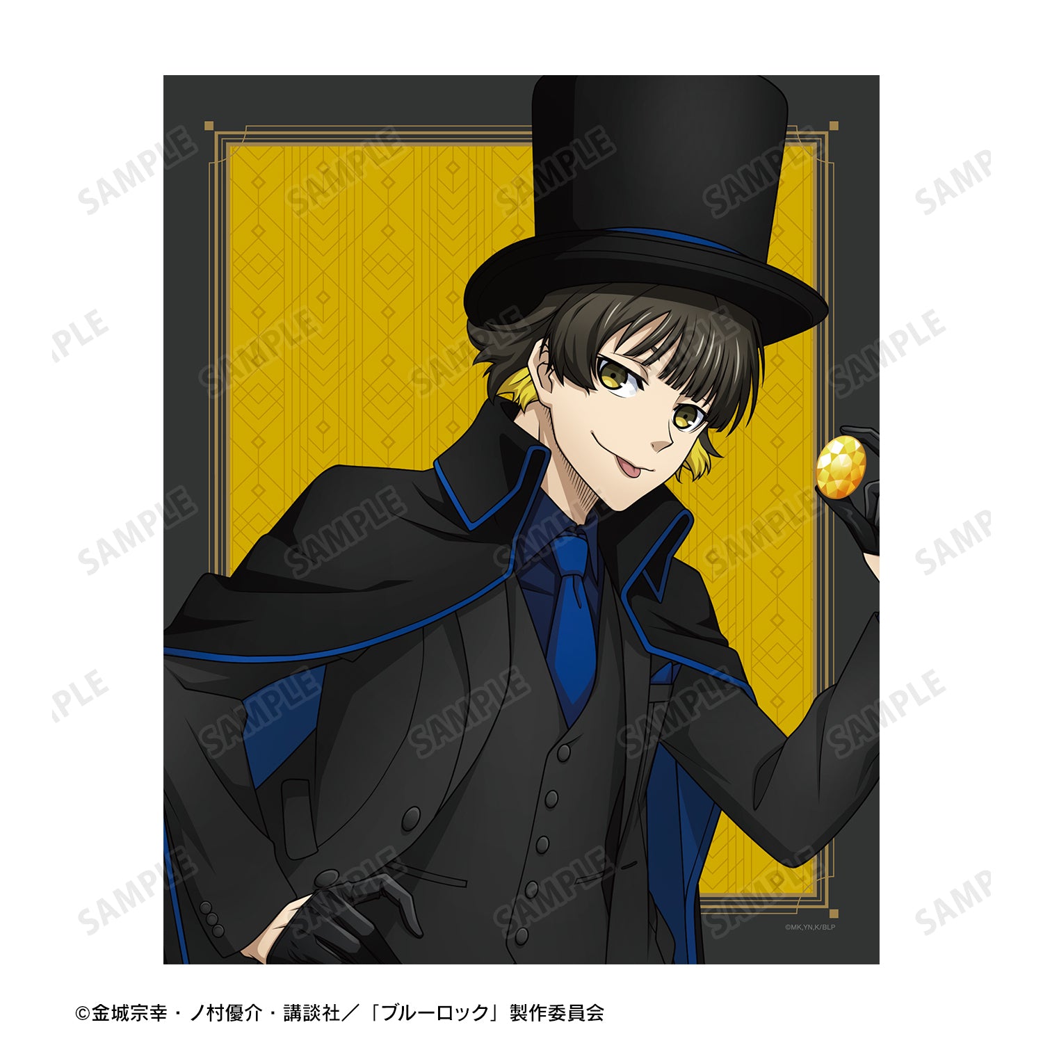 ブルーロック_描き下ろし 蜂楽 廻 怪盗団ver. キャンバスボード