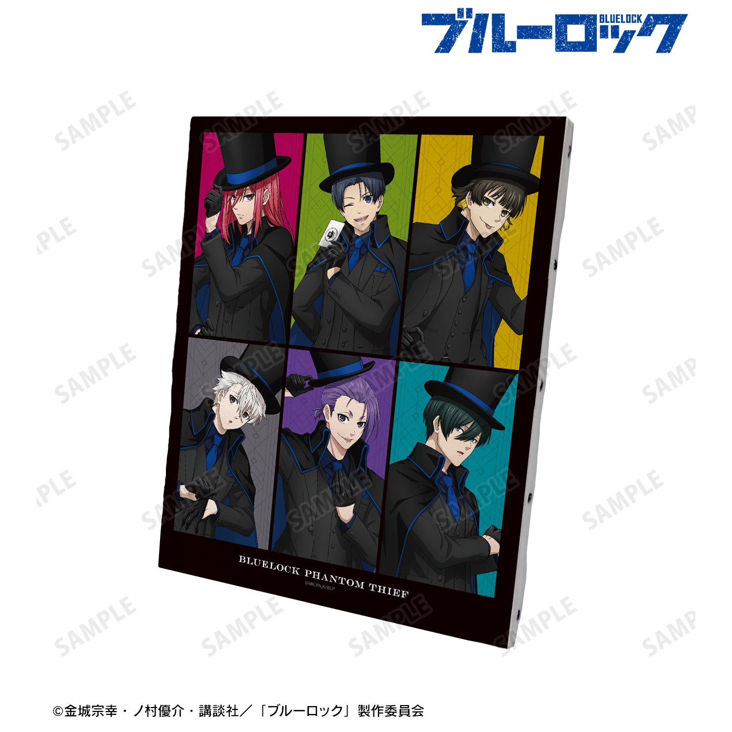 ブルーロック_描き下ろし 集合 怪盗団ver. キャンバスボード