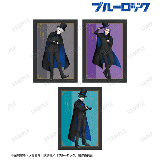 ブルーロック_描き下ろし 凪 誠士郎＆御影 玲王＆糸師 凛 怪盗団ver. ブロマイド3枚セット