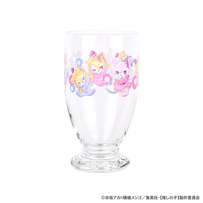 【推しの子】_MAKIコラボ アデリアレトロ台付グラス（アイ・アクア・ルビー）