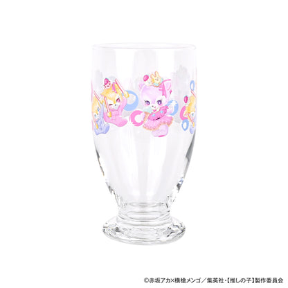 【推しの子】_MAKIコラボ アデリアレトロ台付グラス（アイ・アクア・ルビー）