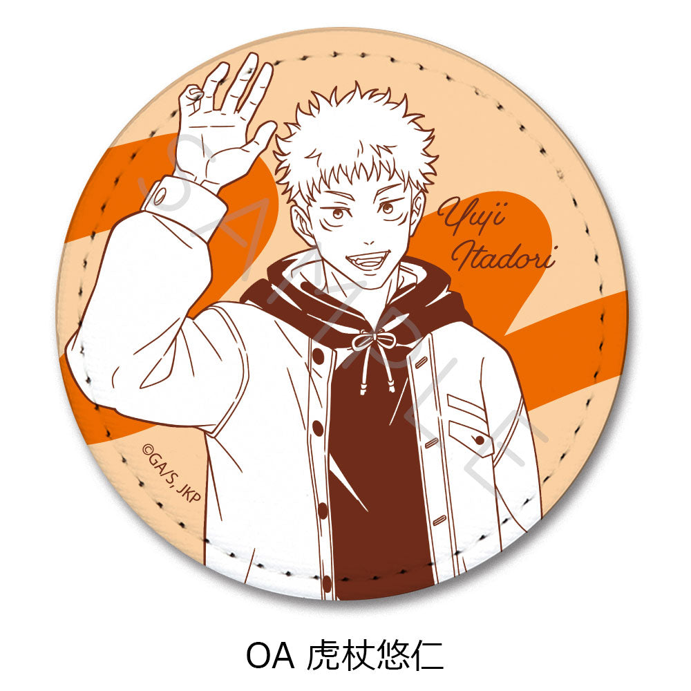 呪術廻戦 2期_第3弾 レザーバッジ(丸形) OA 虎杖悠仁