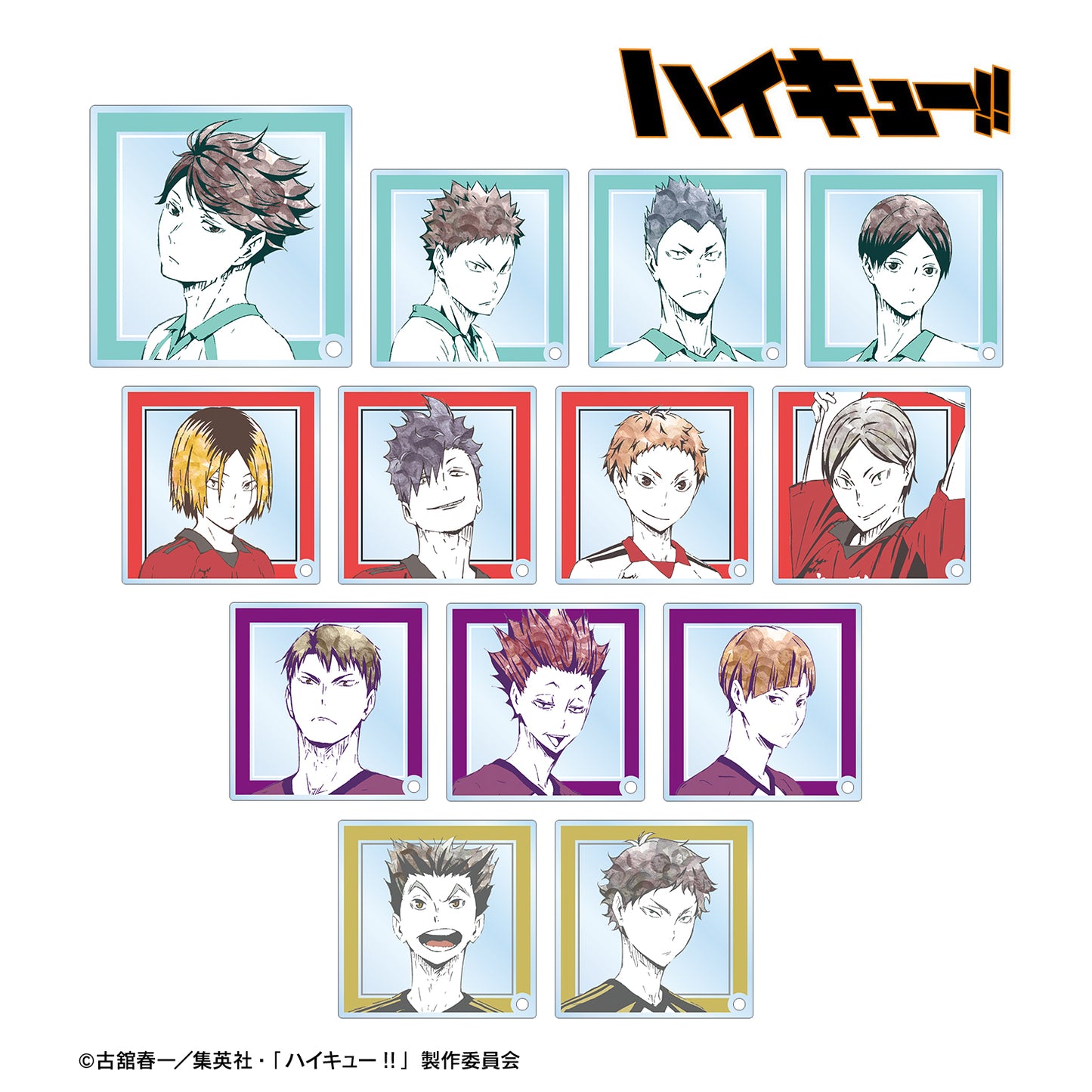 ハイキュー!!_トレーディング Ani-Art 第1弾 アクリルスタンドパネル ver.B(単位/BOX)【コンプリートBOX】