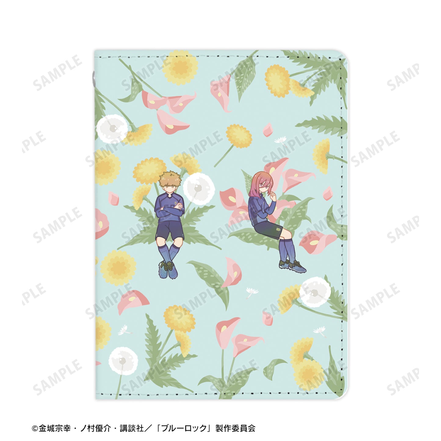 ブルーロック_潔 世一＆蜂楽 廻＆國神 錬介＆千切 豹馬 Botania 4ポケットパスケース