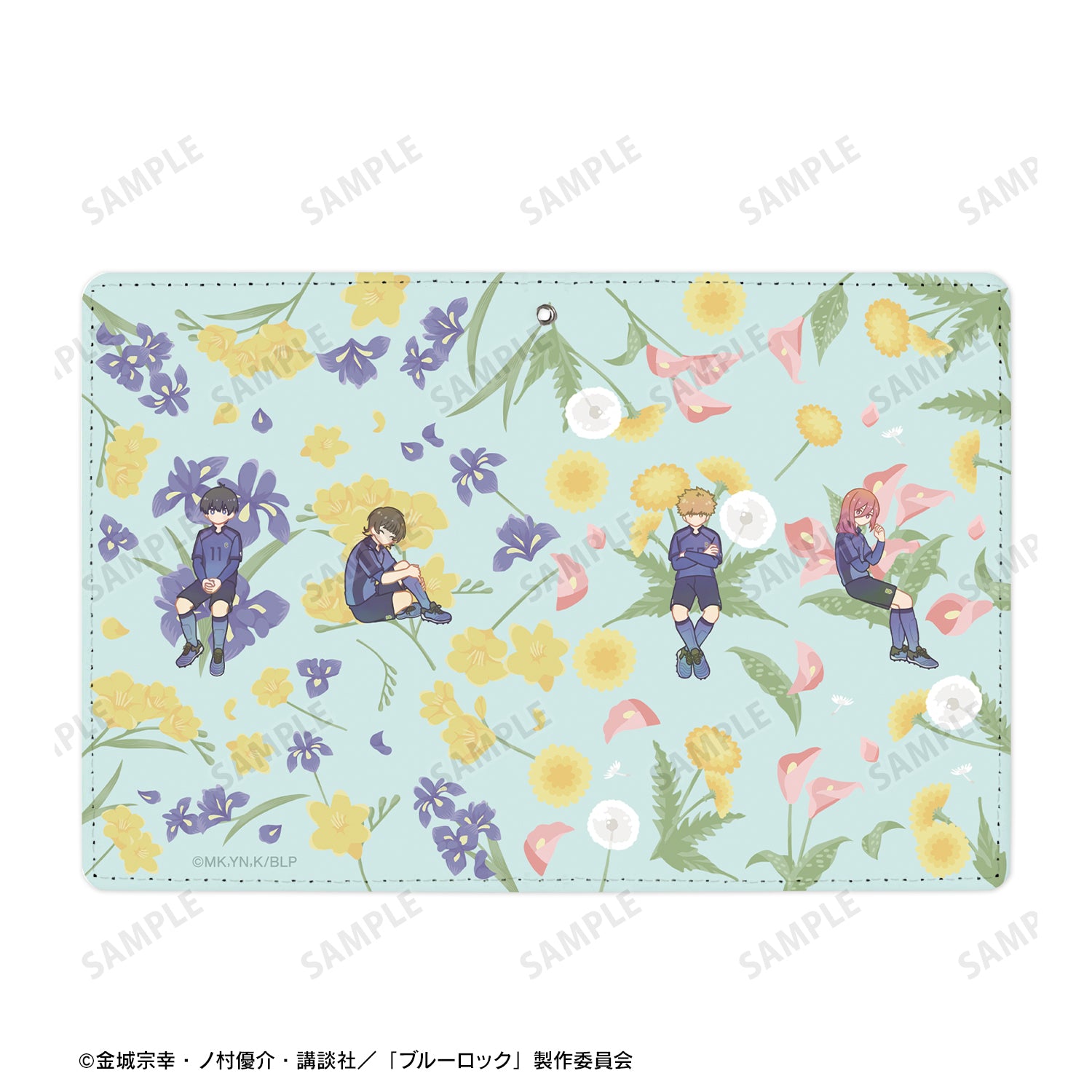 ブルーロック_潔 世一＆蜂楽 廻＆國神 錬介＆千切 豹馬 Botania 4ポケットパスケース