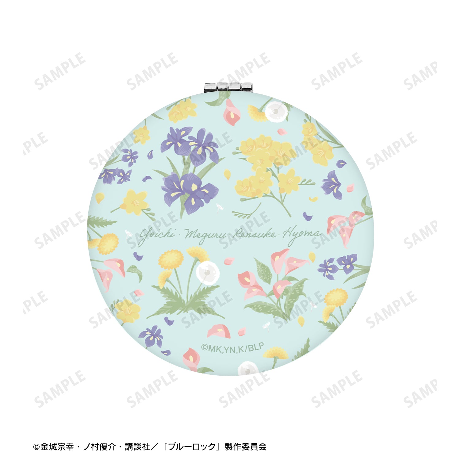 ブルーロック_潔 世一＆蜂楽 廻＆國神 錬介＆千切 豹馬 Botania 折りたたみミラー