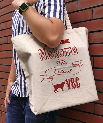 ハイキュー!!_音駒高校バレーボール部 ラージトート/NATURAL